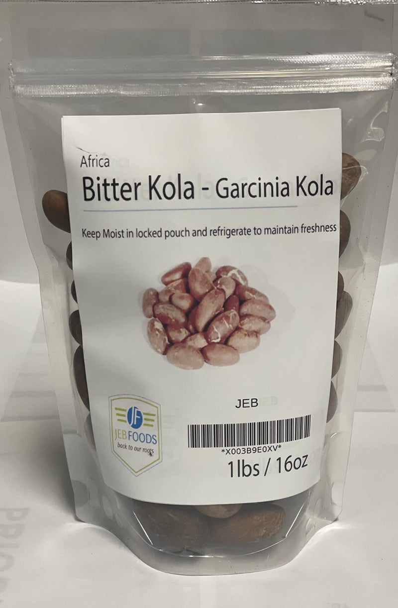 JEB FOODS African Bitter Kola Nuts Bitter Kola Retro Garcinia Petit Cola Nut Obi Abata Cola Nut 16oz